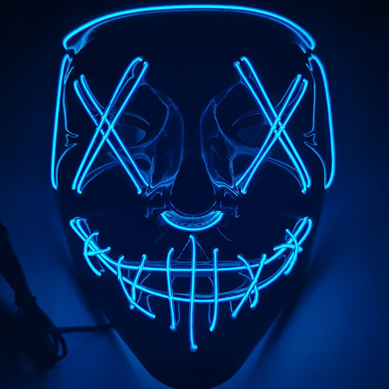 Glow In the Dark LED Purge Mask