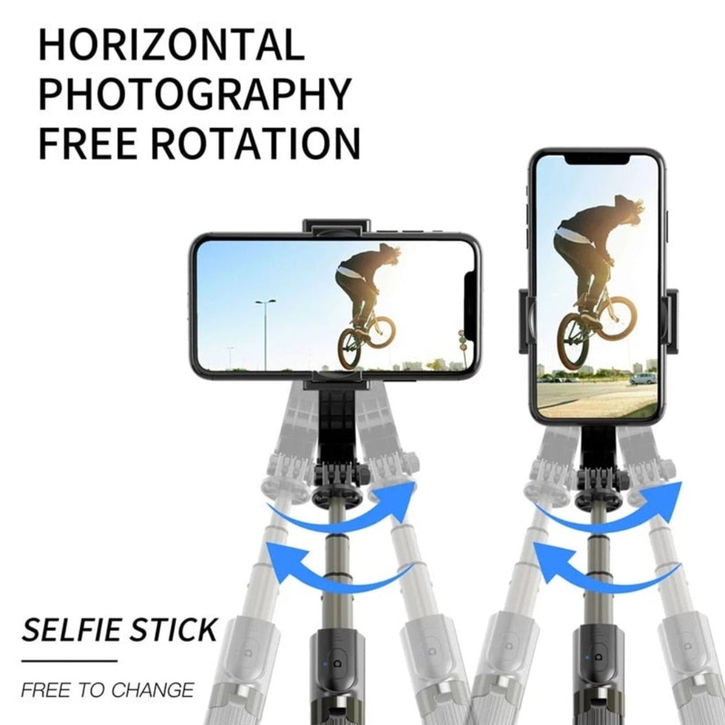 Handled Gimbal Stabilizer Selfie Stick