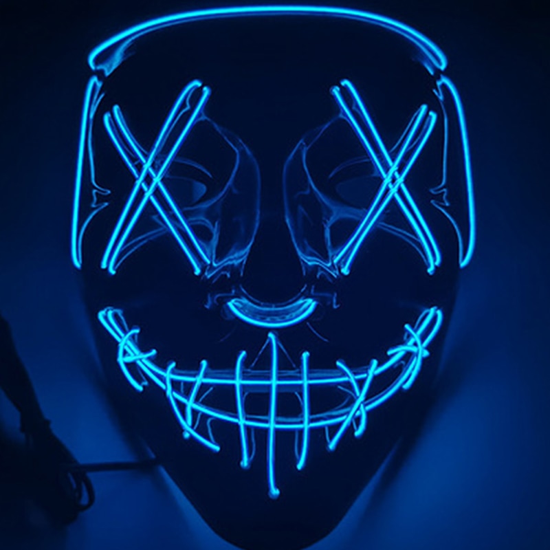 Glow In the Dark LED Purge Mask