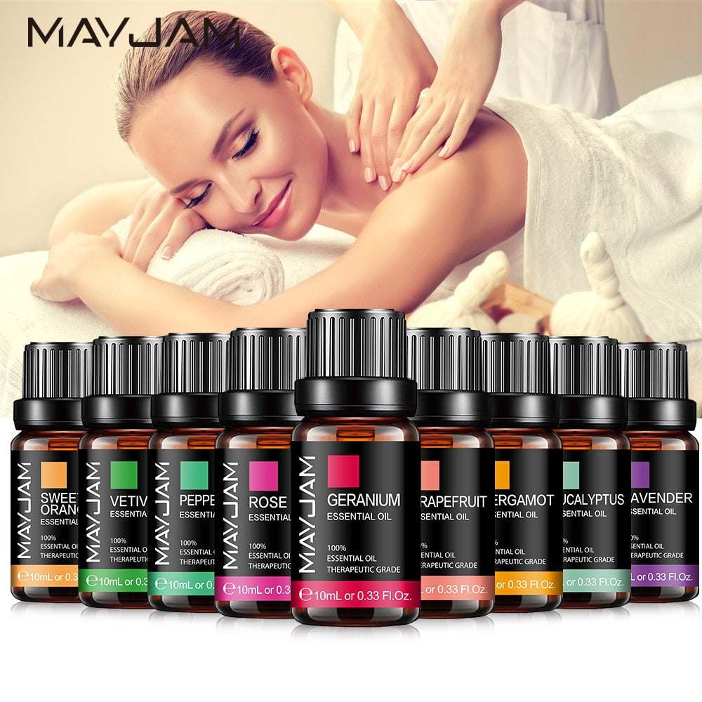 10ml MAYJAM Aromatherapy Lavender Essential Oil For Diffuser Humidifier  Massage