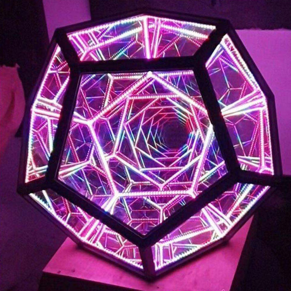 The InfiniteX Dodecahedron Color Art Light