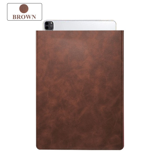 Holderm Quality Leather Sleeve For iPad